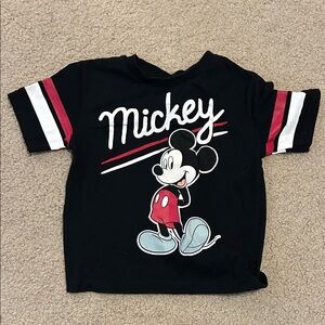 Disney Mickey Mouse Black and Red Kids Tee